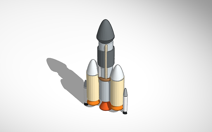 3D design Rocket Ship | Tinkercad