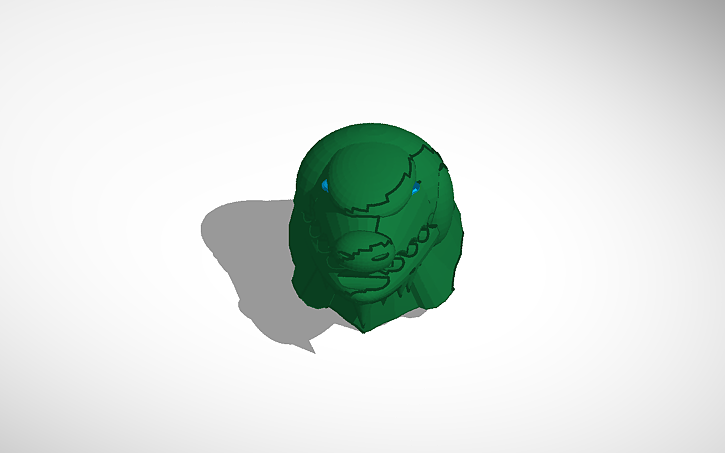 3D design Godzilla Earth: Head | Tinkercad