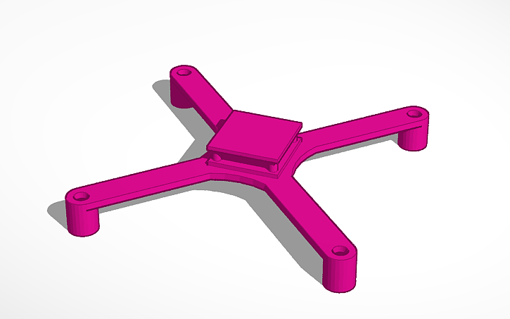 3D design Frame Drone Capacitação 2022 | Tinkercad