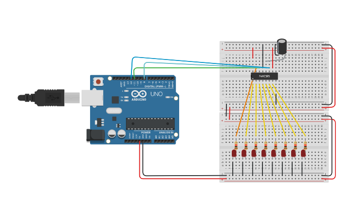 Circuit design hello world - Tinkercad