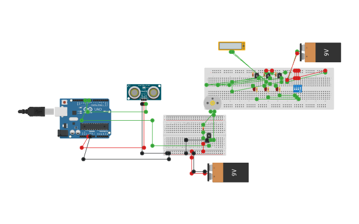 Circuit design Water Level Detector & Water Level Sensor - Tinkercad