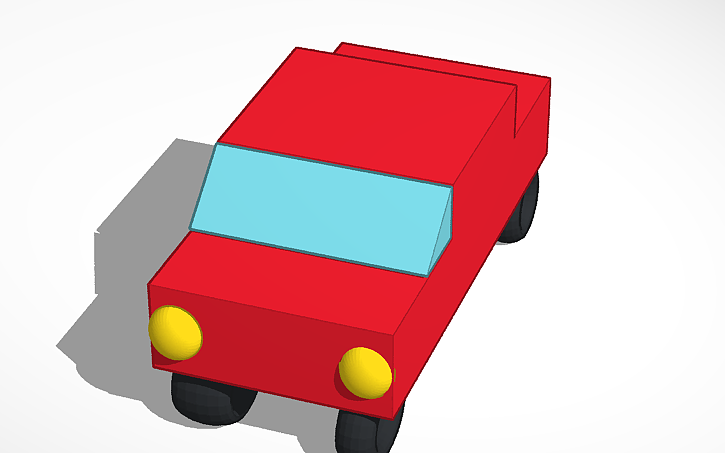 3D design Dumb car | Tinkercad