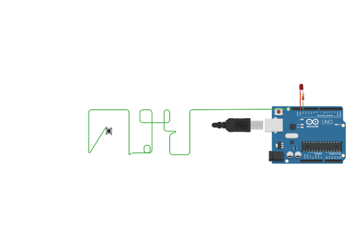 Circuit design 1.1 Blinking LED - Tinkercad