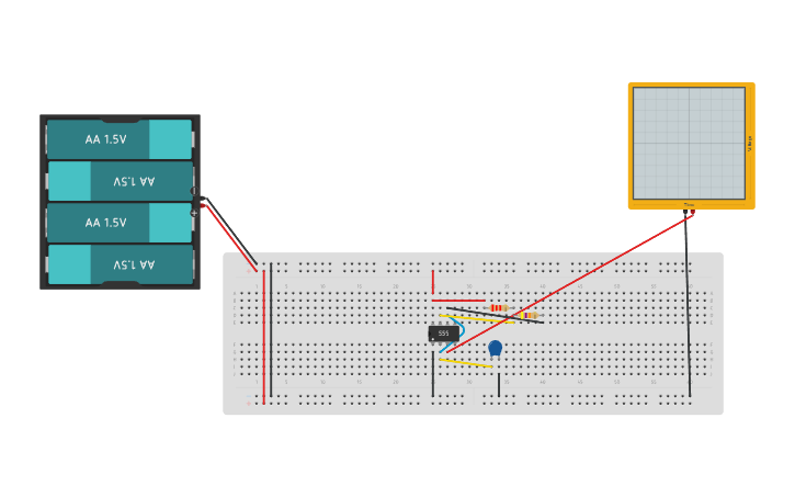 Circuit design IC555 as Astable Multivibrator - Tinkercad