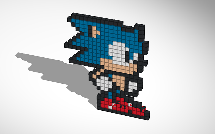 3D design Sonic | Tinkercad