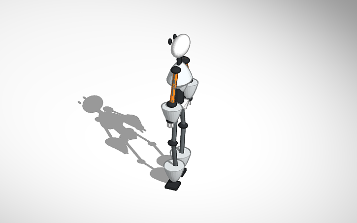 3D design Robot humanoide | Tinkercad