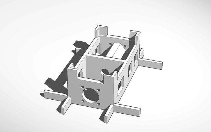 3D design Base w shorter outriggers - Tinkercad
