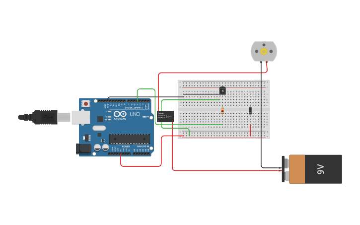 Circuit design Relay circuit - Tinkercad
