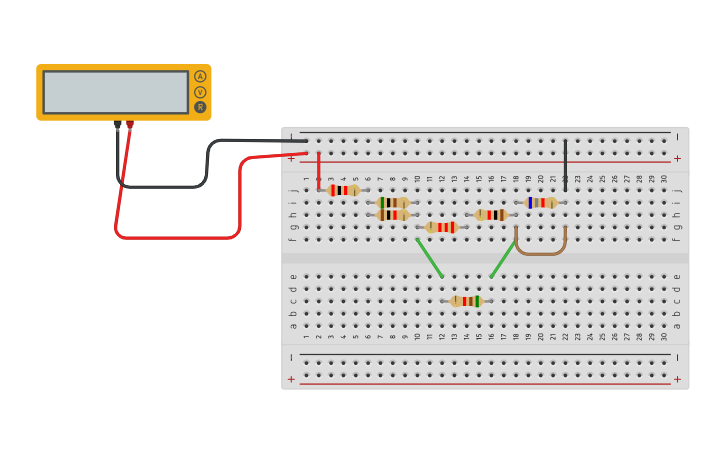 Circuit design pratica9 | Tinkercad