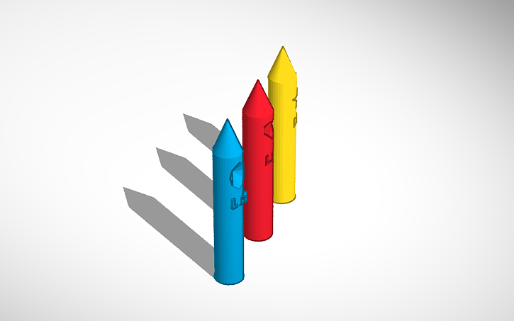 3D design The Primary Colors | Tinkercad