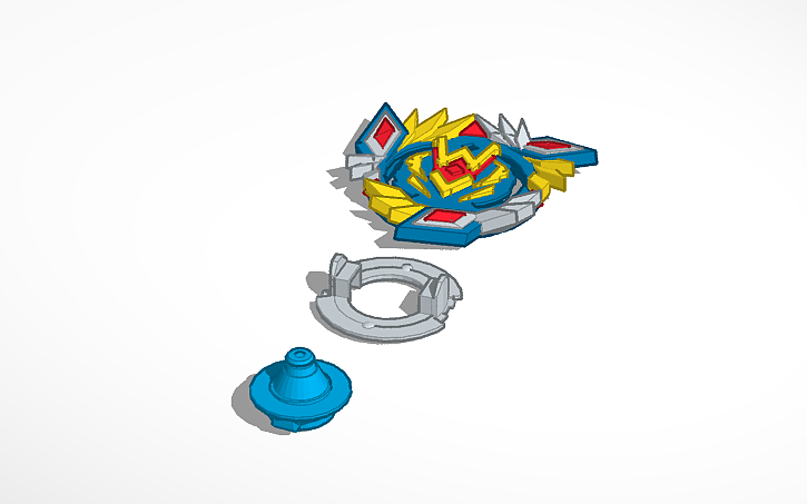 3D design BeyBlades - Tinkercad