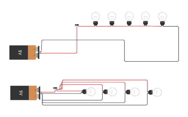 Circuit design Circuitos-en serie-en paralelo - Tinkercad