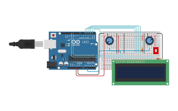 Circuit design Microcontrollers Final - Tinkercad