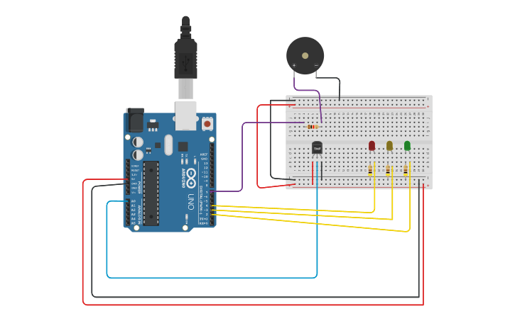 Circuit design Arduino Simulator | Tinkercad