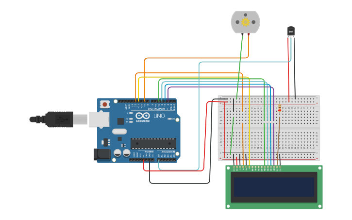 Circuit design proyecto arduino - Tinkercad