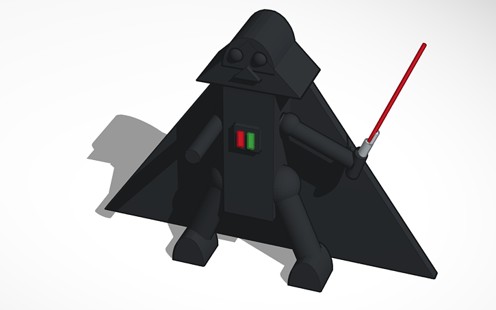 3D design Darth Vader - Tinkercad