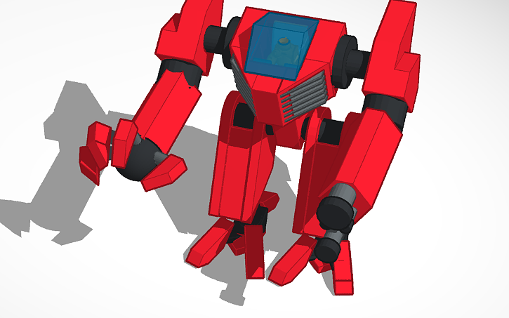 3D design Yoshie's Mech - Tinkercad