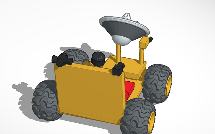 3D design rover - Tinkercad