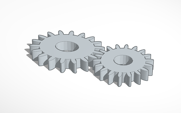 3D design 3D Gear - Tinkercad