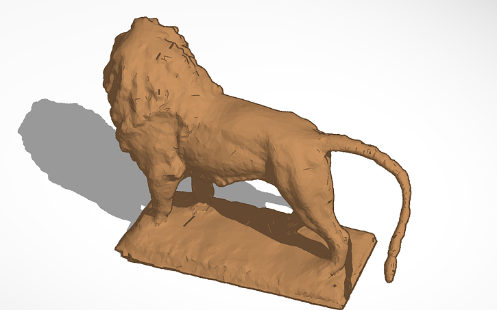 3d Design Lion Tinkercad 8989