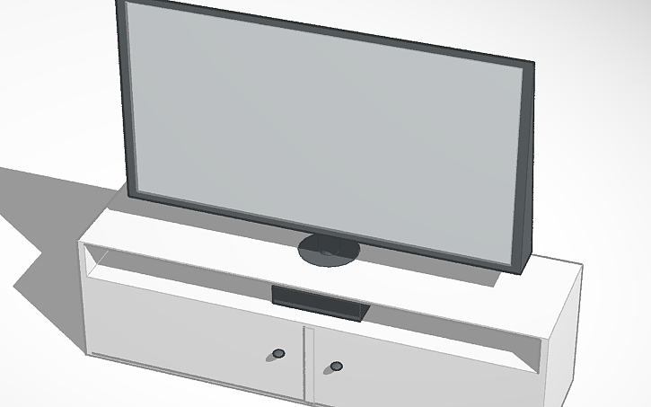 3D design shelf - Tinkercad
