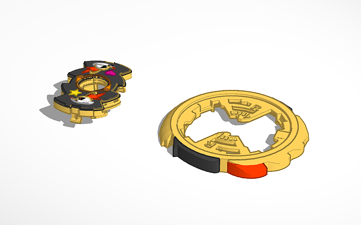 3D design Majestic Tairenar Beyblade Burst Sparking (Tentative) | Tinkercad