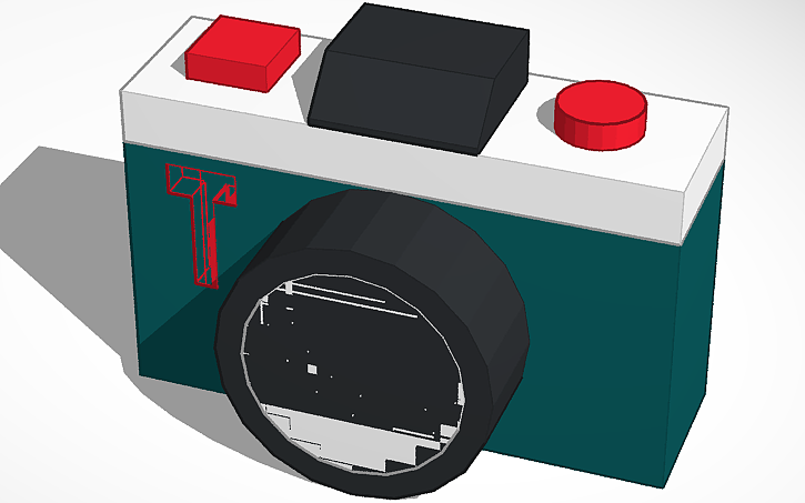 3D design P6-camara. - Tinkercad