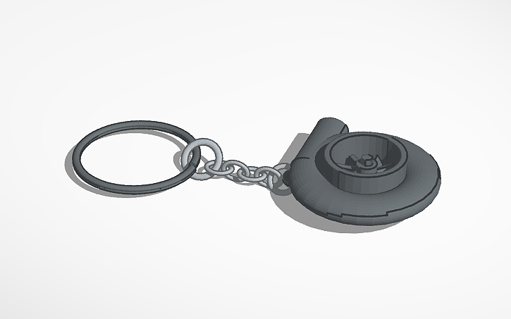 3D design Copy of Keychain - Tinkercad