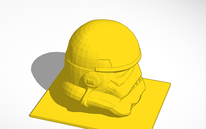 3D design Starwars helmet - Tinkercad
