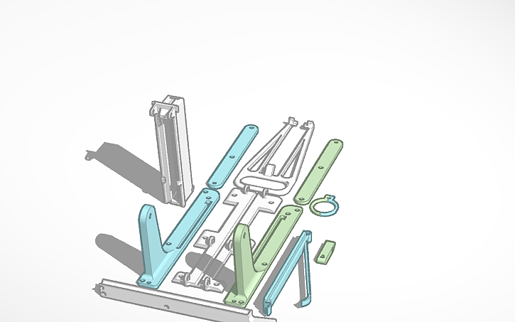 3D design Wrist mounted crossbow (repaint) - Tinkercad