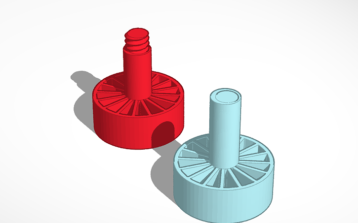 3D design Mega Block Train wheel - Tinkercad