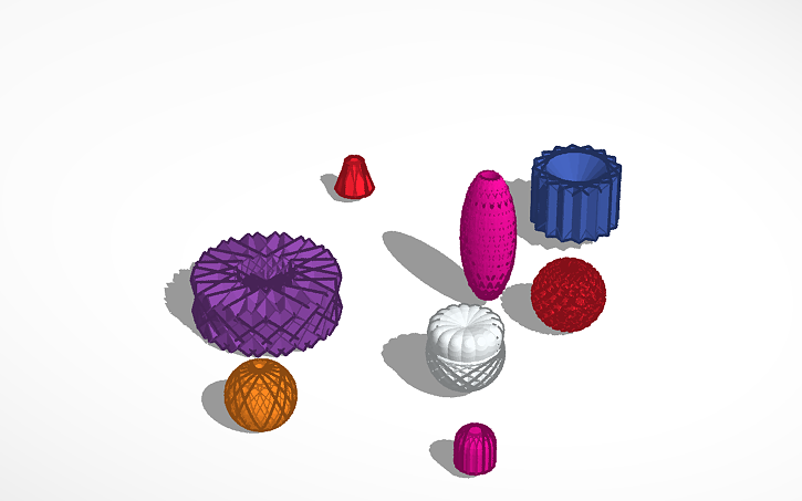 3D design 3D Geometric Patterns - Tinkercad