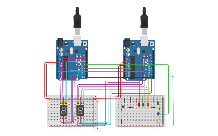 Circuit design Arduino Interrupt Switch | Tinkercad