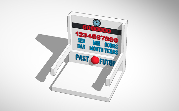 3D design PRESSED time machine | Tinkercad