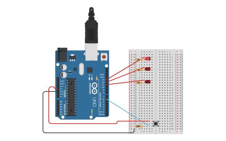 Circuit design Button - Tinkercad