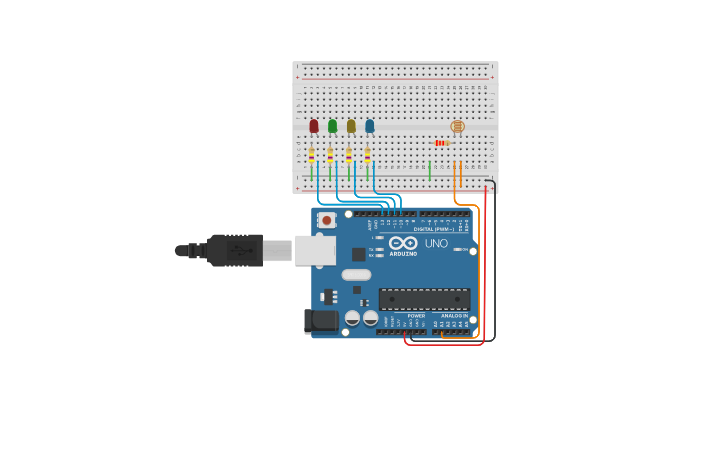 Circuit design Activity 4 - Tinkercad
