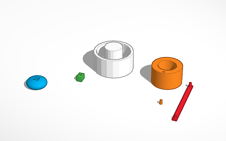 Tinker Examples 3D design Kinetic wave generator example - Tinkercad
