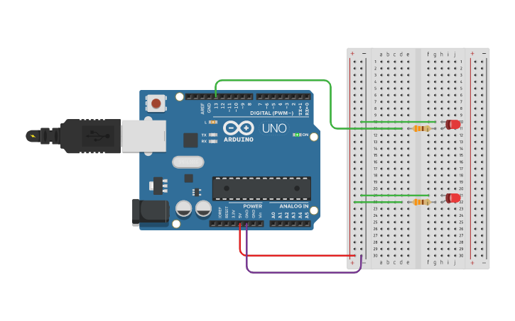 definido defecto Ceniza Arduino - First Circuit (Use 5V + GND supply)