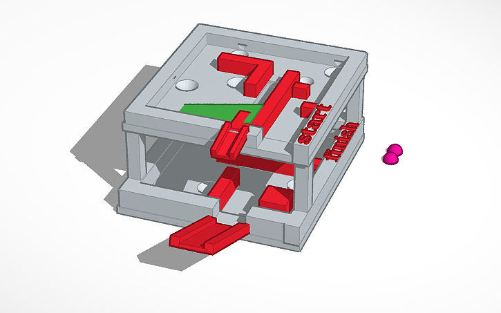 3D design marble maze - Tinkercad