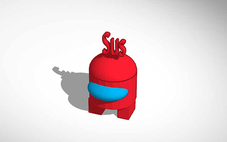 3D design Amogus | Tinkercad