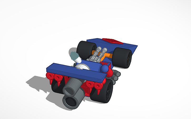 3D design race car - Tinkercad