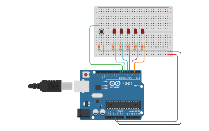 Circuit design ProG3 - Tinkercad
