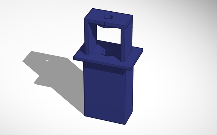 3D design Filament guide - Tinkercad