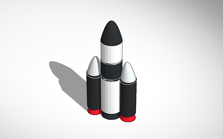 3D design Rocket Ship | Tinkercad