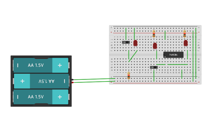 Designing Not Gate Using Arduino Circuit design Not Gate - Tinkercad