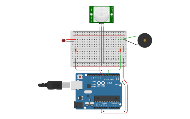 Circuit design Sensor - Día 2 | Tinkercad