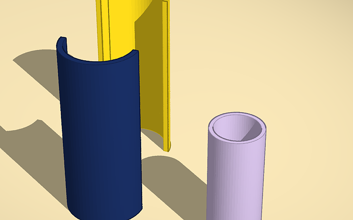 Tube Tutorial 3D design half tube tutorial - Tinkercad