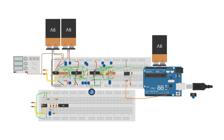 Circuit design Copy of EEG board - Tinkercad
