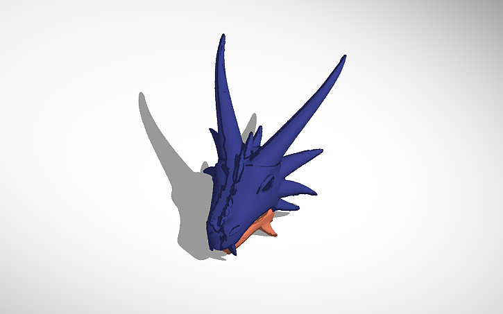 3D Design Dragon Head Tinkercad 3D Design Dragon Head Tinkercad