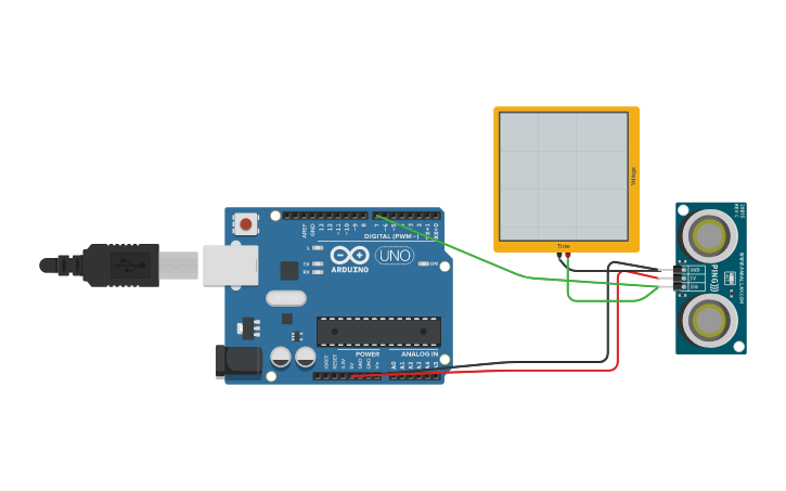 Circuit Design Arduino Ultrasonic Sensor Tinkercad Circuit Design Arduino Ultrasonic Sensor Tinkercad